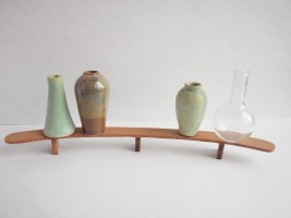 A model of an idea for a public sculpture. The vessels would be approximately 6 