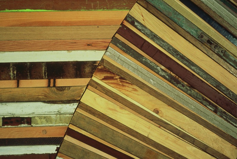Installation at Fleisher Art Memorial in Philadelphia, PA. Made from materials g