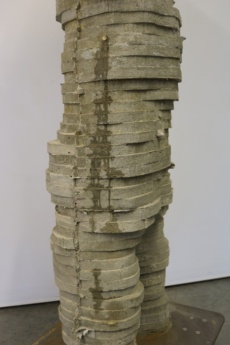 cement sculpture, contemporary figurative sculpture, Michael Grothusen
