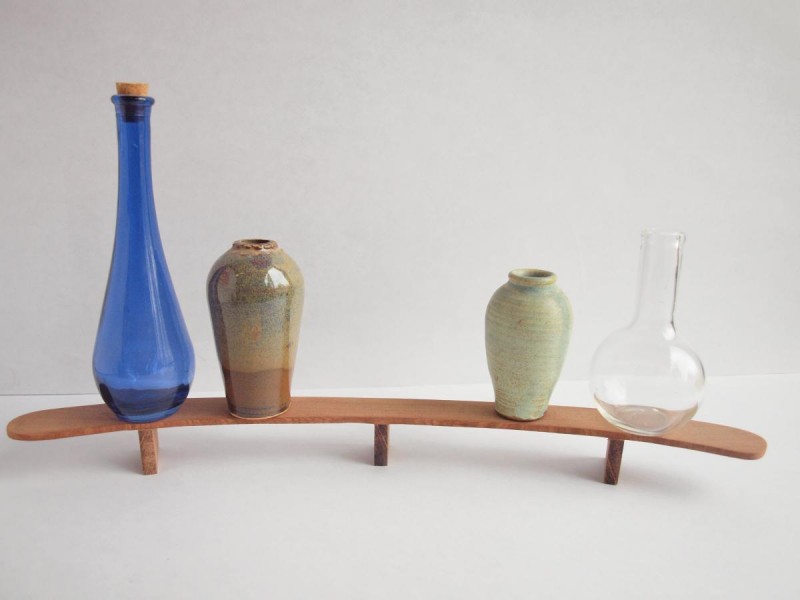 A model of an idea for a public sculpture. The vessels would be approximately 6 